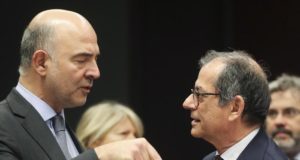 Moscovici e Tria