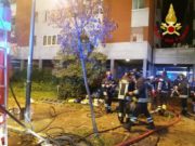 Incendio in palazzo a Reggio Emilia